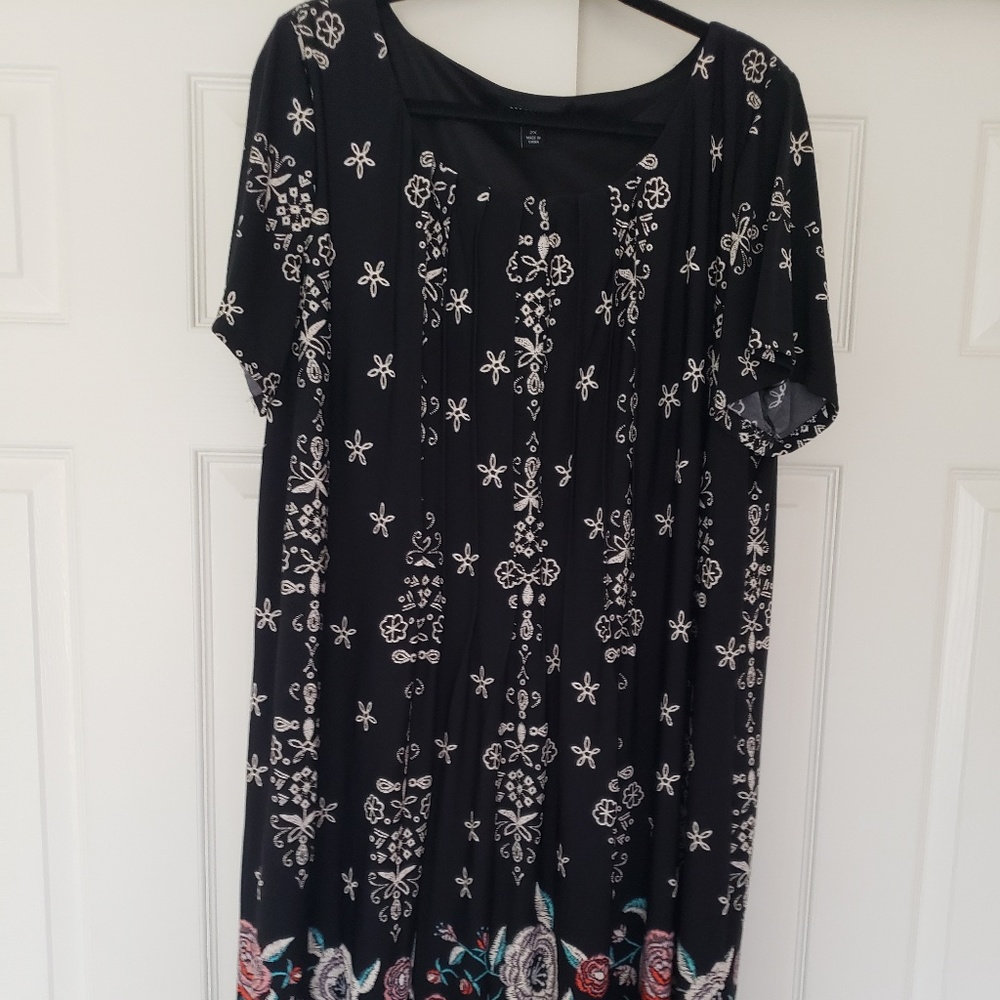 Pleated Dress - Size 2X